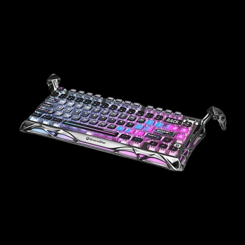 GravaStar Mercury K1 Pro Wireless RGB Mechanical Gaming Keyboard - Cyberpunk