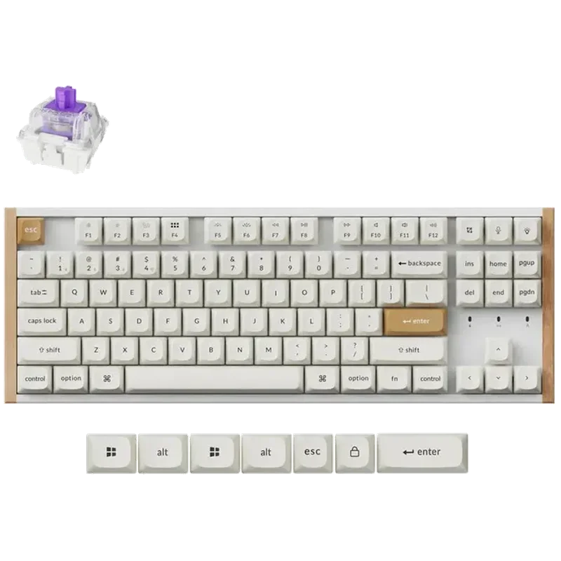 Keychron K8 HE Special Edition RGB Wireless Magnetic Switch Keyboard White