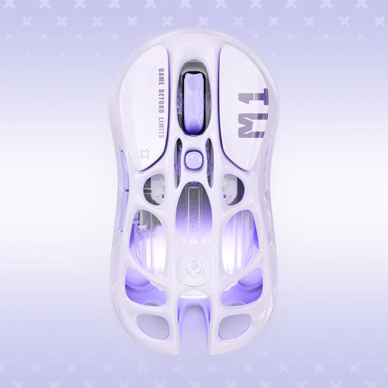 GravaStar Mercury M1 Pro Wireless Gaming Mouse - Lavender Purple